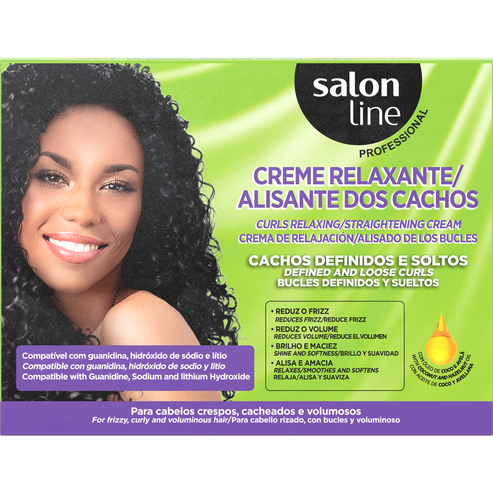 SALON LINE RELAXING CURL CREAM - DEFINED AND LOOSE  /HAZELNUT OIL