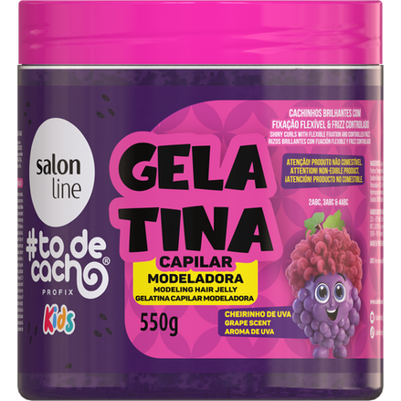 SALON LINE TODECACHO MODELING HAIR JELLY KIDS GRAPE