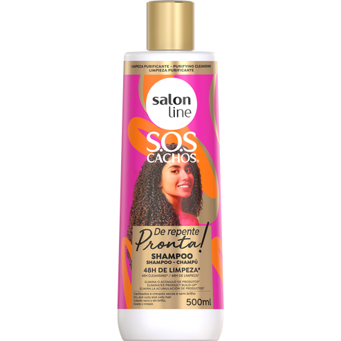 SALON LINE SOS CACHOS  SHAMPOO ULTRA GLOSS DE REPENTE PRONTA