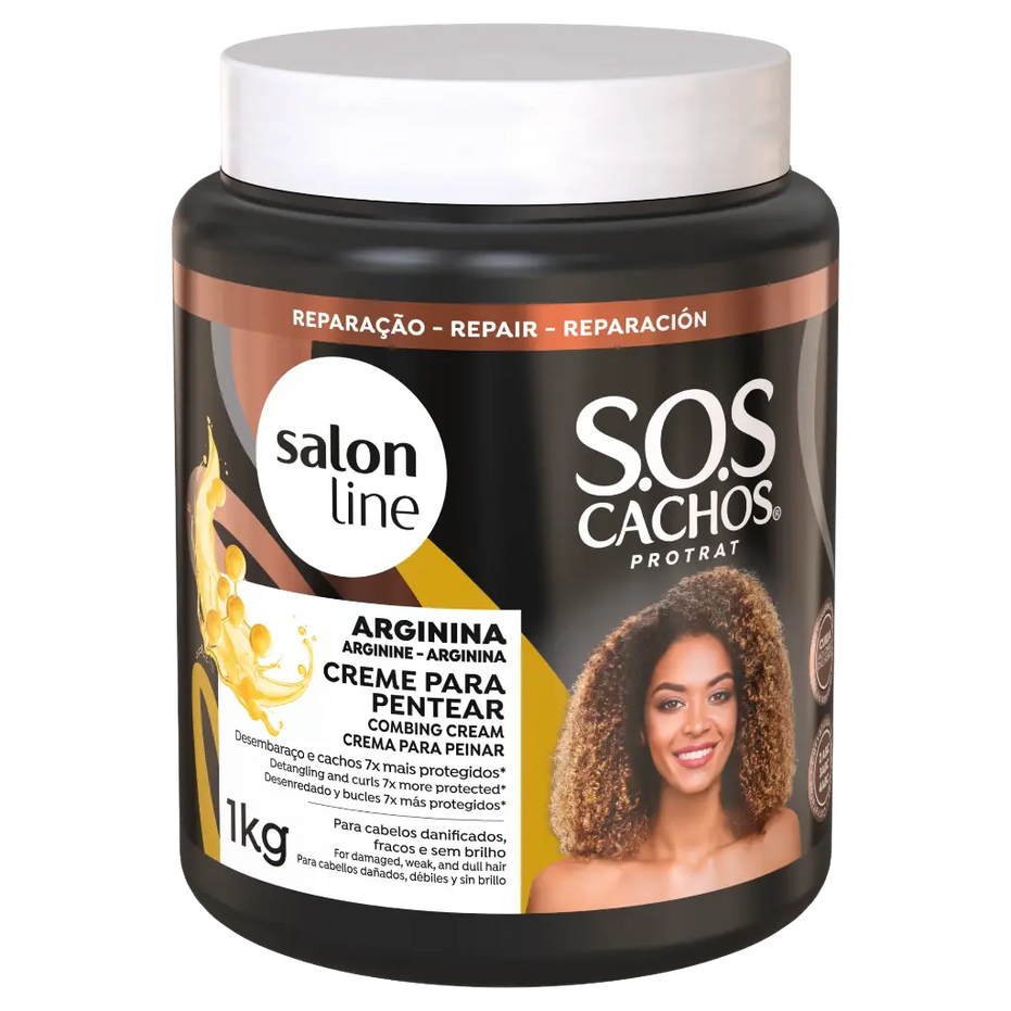 SALON LINE SOS CACHOS  COMBING CREAM ARGININE