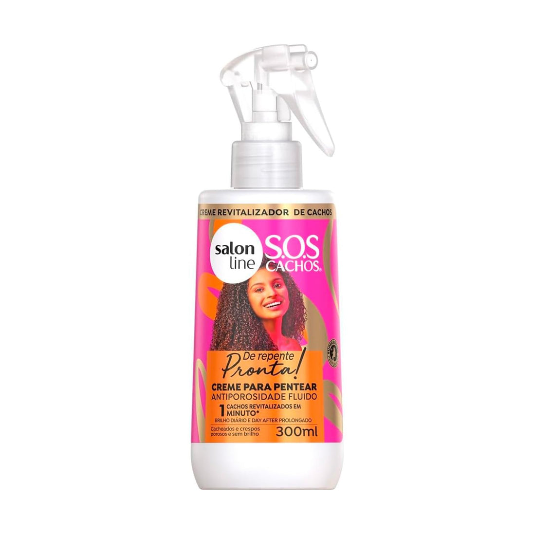 SALON LINE SOS CACHOS SPRAY COMBING CREAM DE REPENTE PRONTA