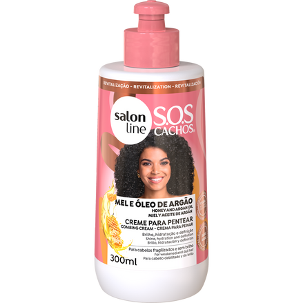 SALON LINE SOS CACHOS  COMBING CREAM HONEY EXTRACT