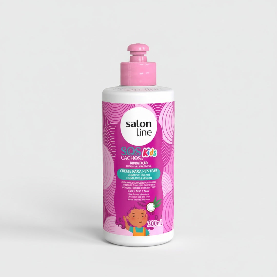 SALON LINE COMBING CREAM KIDS HYDRATION SOS CACHOS