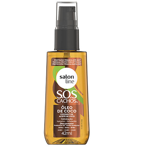 SALON LINE  SOS CACHOS  PROTECTIVE OIL COCONUT