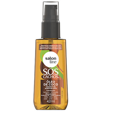 SALON LINE  SOS CACHOS  PROTECTIVE OIL COCONUT