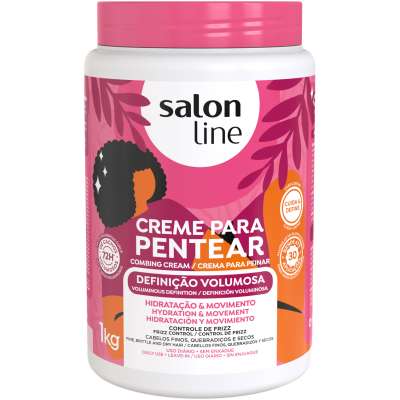 SALON LINE COMBING  CREAM VOLUMINOUS DEFINITION